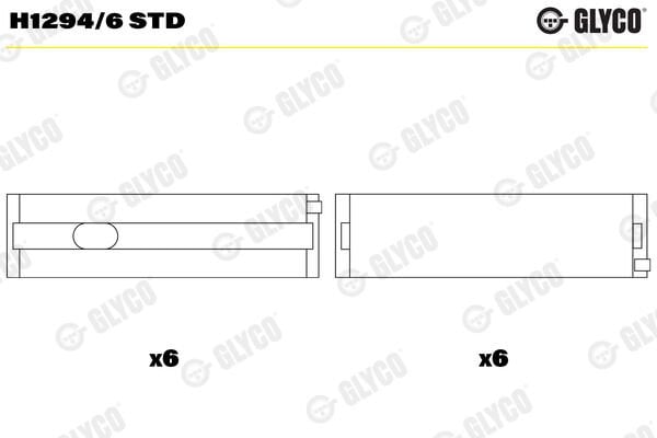 GLYCO H1294.6 STD ANA YATAK VAG - Görsel 1