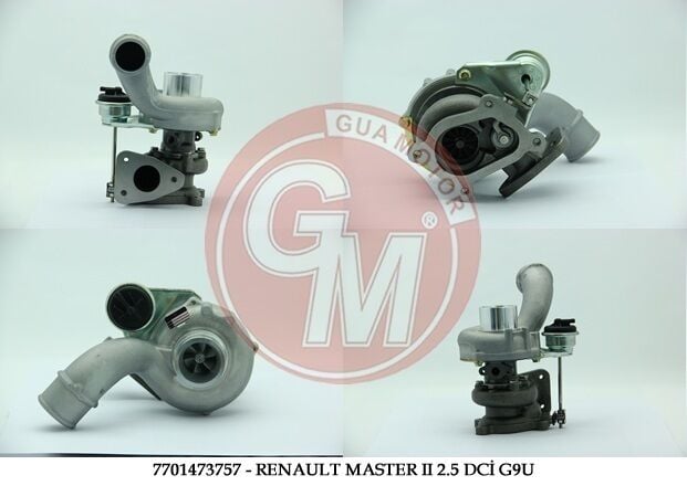 GUA 40415 TURBO ŞARJ RENAULT MASTER II 2.5 DCİ G9U 110BG 120BG - Görsel 1