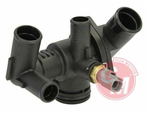GUA 41831 TERMOSTAT GOVDESI KOMPLE BOXER III JUMPER III 22DT C81 110BG / C96 130BG / C110 150BG EURO5 2011> TRANSIT V347 2.2TDCI -CUSTOM 14> EURO5 2.2 TDCI 155PS - Görsel 1
