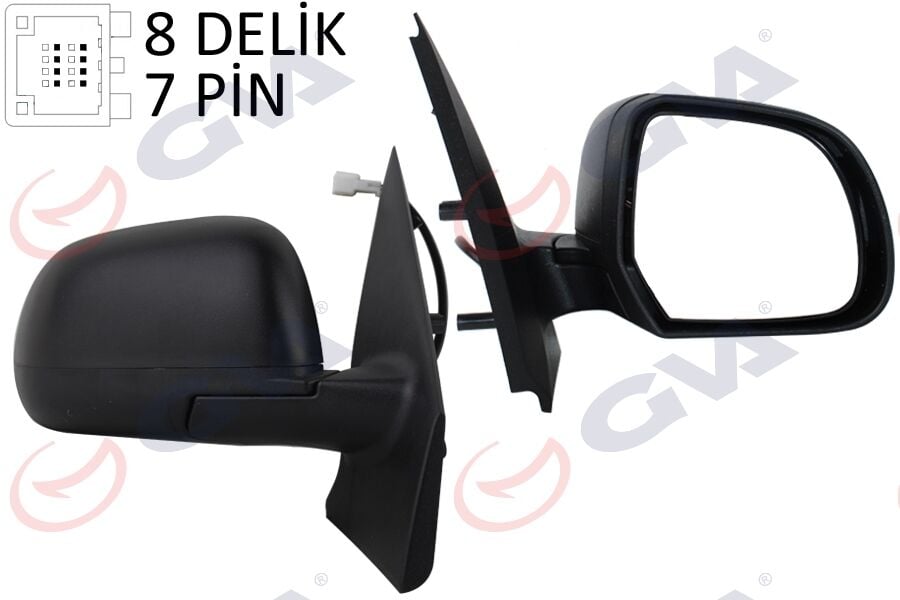 GVA 1019199 DIŞ DİKİZ AYNASI SAĞ DOKKER-LODGY 12> ELEKTRİKLİ ISITMALI KONVEKS 7 FİŞ VM-6803EHSR - Görsel 1