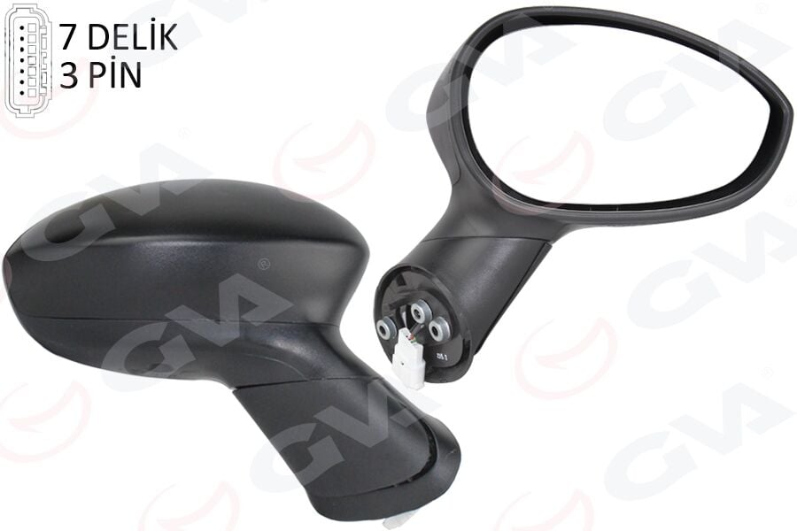 GVA 1028230 DIŞ DİKİZ AYNASI SAĞ GRANDE PUNTO 05>LINEA 07> ELEKTRİKLİ 7 FİŞ VM-6156ER - Görsel 1