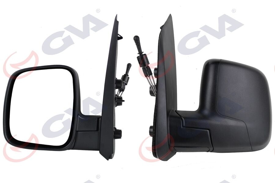 GVA 1029321 DIŞ DİKİZ AYNASI SOL FIORINO-BIPPER-NEMO 07> MEKANİK KONVEKS VM-6115L - Görsel 1