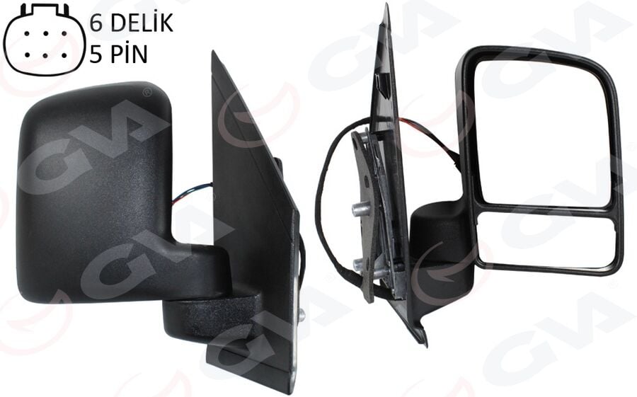 GVA 1033152 DIŞ DİKİZ AYNASI SAĞ FORD CONNECT 02> ELEKTRİKLİ - Görsel 1
