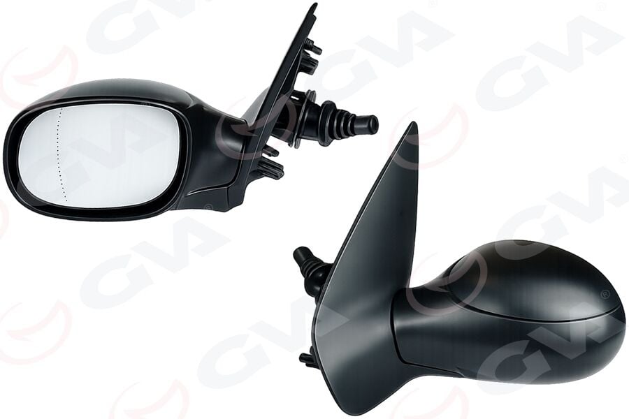 GVA 1043201 DIŞ DİKİZ AYNASI SOL 206 98> MEKANİK KONVEKS VM-206AL - Görsel 1