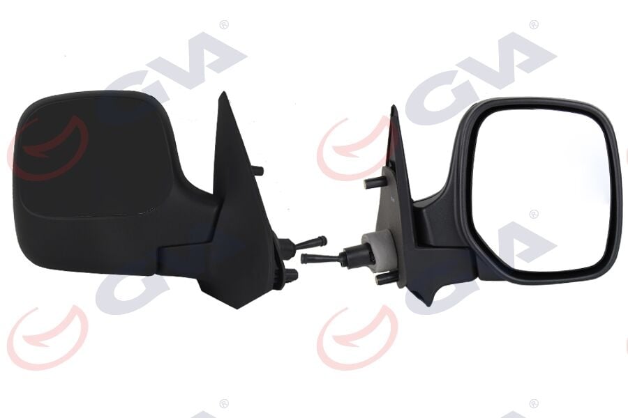 GVA 1045100 DIŞ DİKİZ AYNASI SAĞ BERLINGO-PARTNER 97> MEKANİK KONVEKS VM-118R - Görsel 1