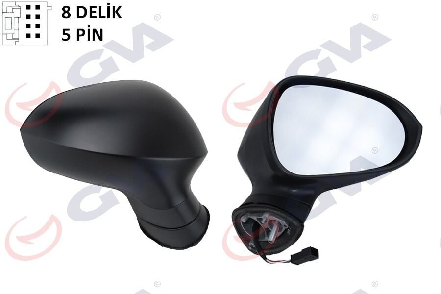 GVA 1061530 DIŞ DİKİZ AYNASI SAĞ IBIZA 08> ELEKTRİKLİ ISITMALI KONVEKS 5 FİŞ VM-364EHPR 5 FİŞ VM-364EHPR - Görsel 1