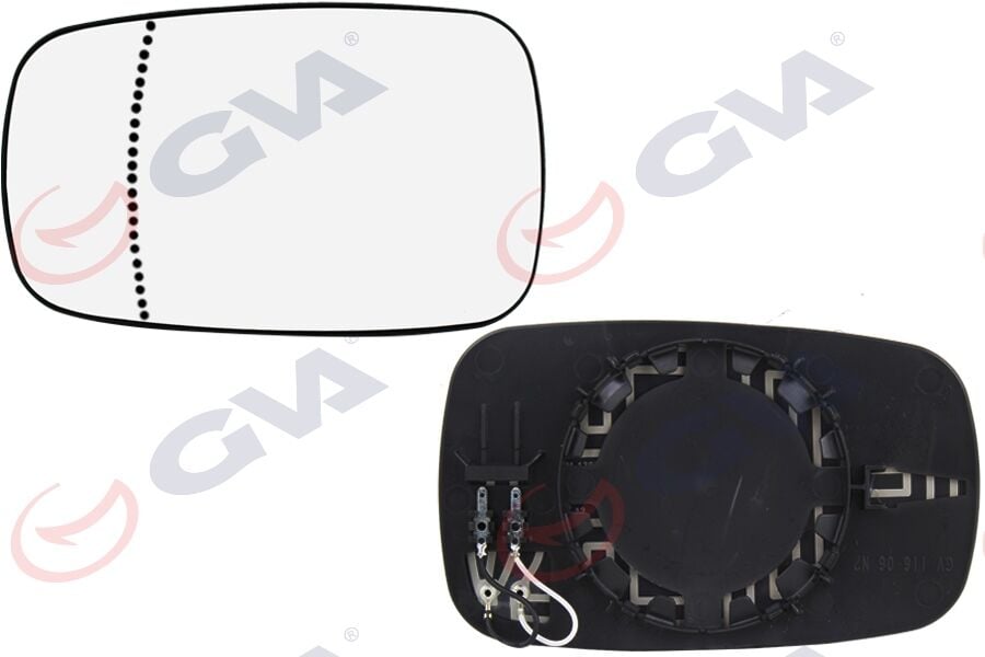 GVA 1111001 AYNA CAMI SOL MEGANE-SCENIC 03> ISITMALI ASFERİK VM-138AGHL-OE - Görsel 1