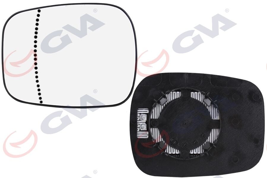 GVA 1116002 AYNA CAMI SAĞ/SOL KANGOO 02-07 ISITMALI ASFERİK VM-132NAGH - Görsel 1