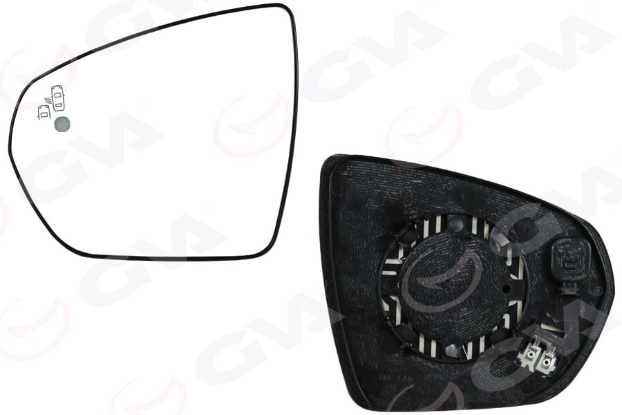 GVA 1143033 DIŞ DİKİZ AYNA CAMI SOL OPEL GRANDLAND 17> PEUGEOT P3008-P5008 16> CITROEN C5 AIRCROSS 18> ISITMALI KONVEKS BLIS Lİ - Görsel 1
