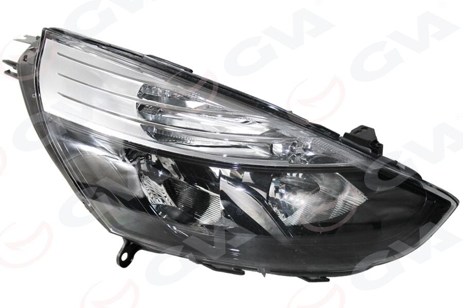 GVA 2014066 FAR SAĞ ELEKTRİKLİ RENAULT CLIO IV 12> H7/H1 SİYAH - Görsel 1