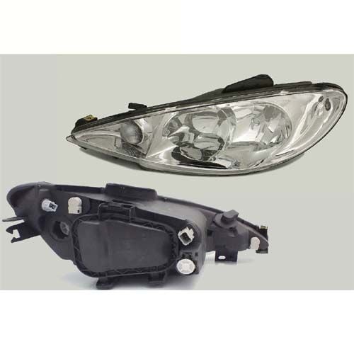 GVA 2043000 FAR SİNYAL SOL ŞEFFAF P206 03-10 ELEKTRİKLİ H7 H7 - Görsel 1