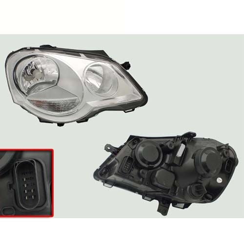 GVA 2075018 FAR SİNYAL SAĞ POLO 9N 1.2 1.4 10.2001-11.2009 1.4TDİ 05-09 1.4FSİ 02-06 1.6 16V 06-09 1.9SDİ 1.9TDİ 2001-2009 ELEKTRİKLİ H7 H1 - Görsel 1