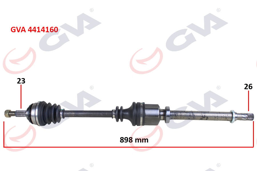 GVA 4414160 AKS ÖN SAĞ CLIO III-MODUS 1.4-1.6-1.5 DCI 05 > LOGAN MCV 1.4-1.6-1.5DCİ 07 > - Görsel 1