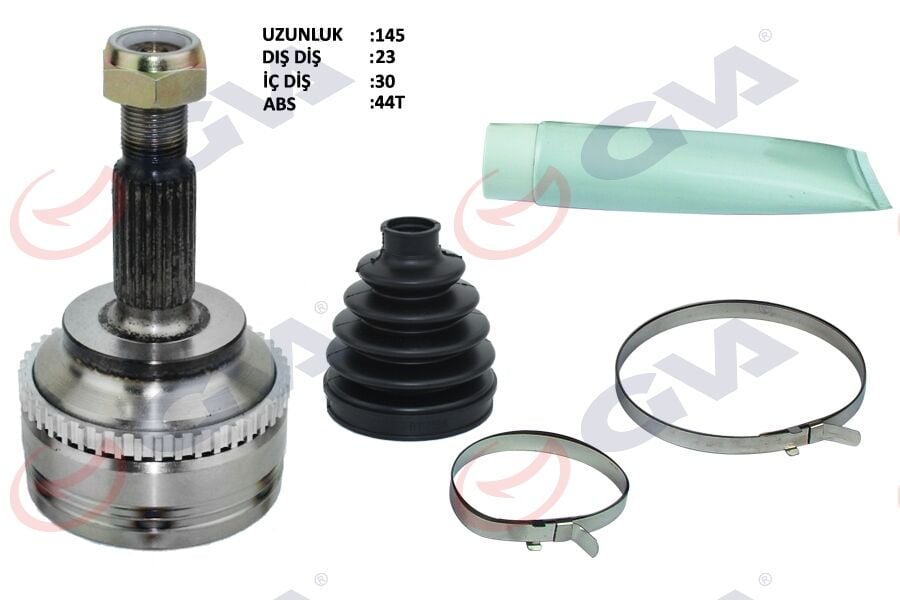 GVA 4414200K AKS KAFASI DIŞ ÖN CLIO SYMBOL THALIA 1.5 DCİ 08- ABSL Lİ 44DİŞ 23x30x57.5 145mm - Görsel 1