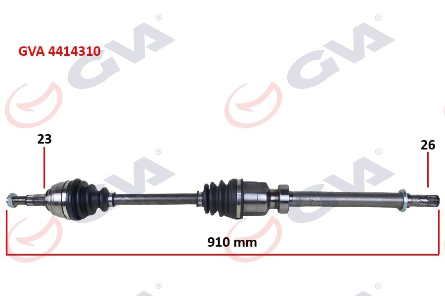 GVA 4414310 KOMPLE AKS SAĞ CLIO IV 0.9 Tce A/T 12- 6 VİTES - Görsel 1