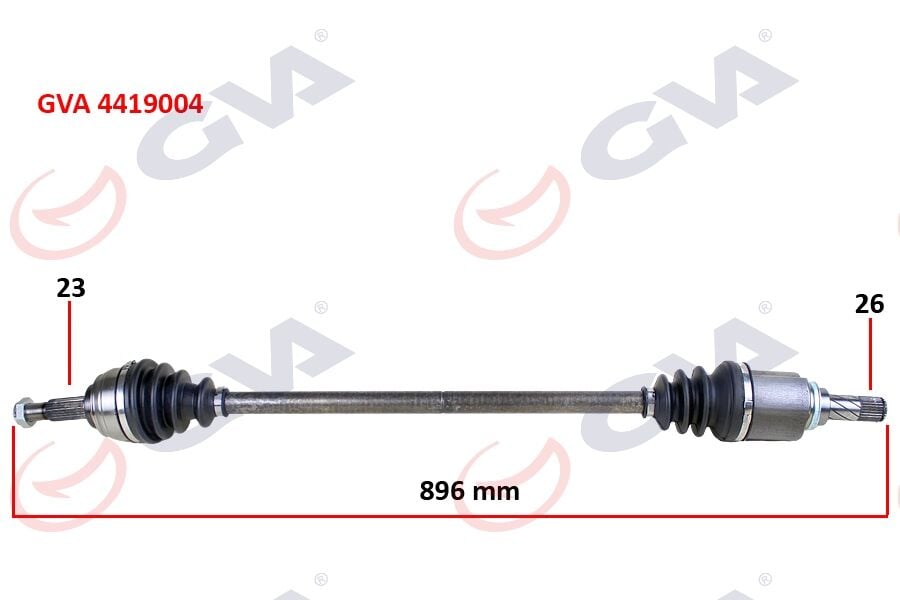 GVA 4419004 AKS ÖN KOMPLE SAĞ CLIO IV-SYMBOL 1.5DCI 12 > LOGAN II-SANDERO II-STEPWAY 1.5DCI 10 > STEPWAY II 1.6-16 16V - Görsel 1