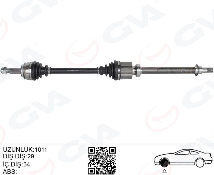 GVA 4419042 ÖN AKS SAĞ RENAULT KADJAR 1.5 DCI A-T 15- - Görsel 1