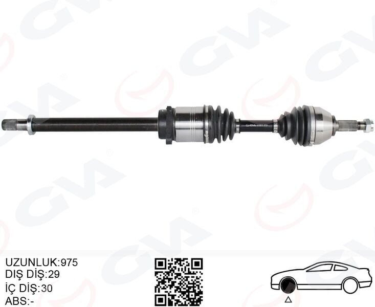 GVA 4419810 ÖN AKS SAĞ RENAULT KOLEOS HY 2.0 DCI A-T 08-14 - Görsel 1