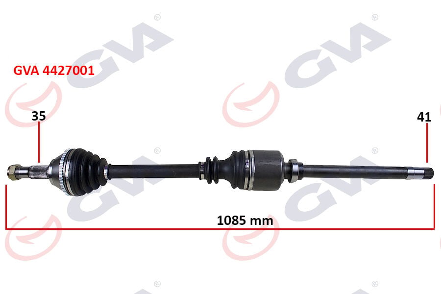 GVA 4427001 KOMPLE AKS SAĞ DUCATO-BOXER-JUMPER 2.5 D 94-02 18Q 1085mm - Görsel 1