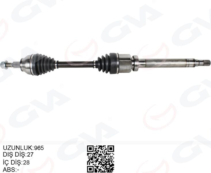 GVA 4435016 ÖN AKS KOMPLE SAĞ FOCUS III 14>17 1.5 TDCI DIZEL POWERSWIFT - Görsel 1