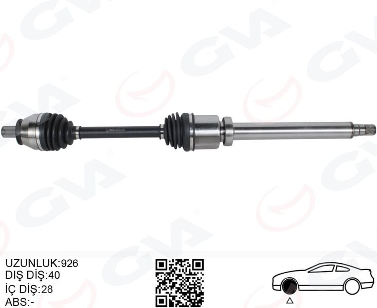 GVA 4437002 ON AKS KOMPLE SAG MONDEO IV 2.0 TDCI 07>14 OTOM. - Görsel 1
