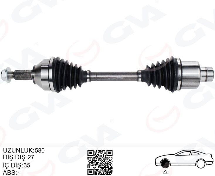 GVA 4437006 ÖN AKS KOMPLE SAĞ FORD MONDEO III 1.8 -2.0 16V 00>07 - Görsel 1