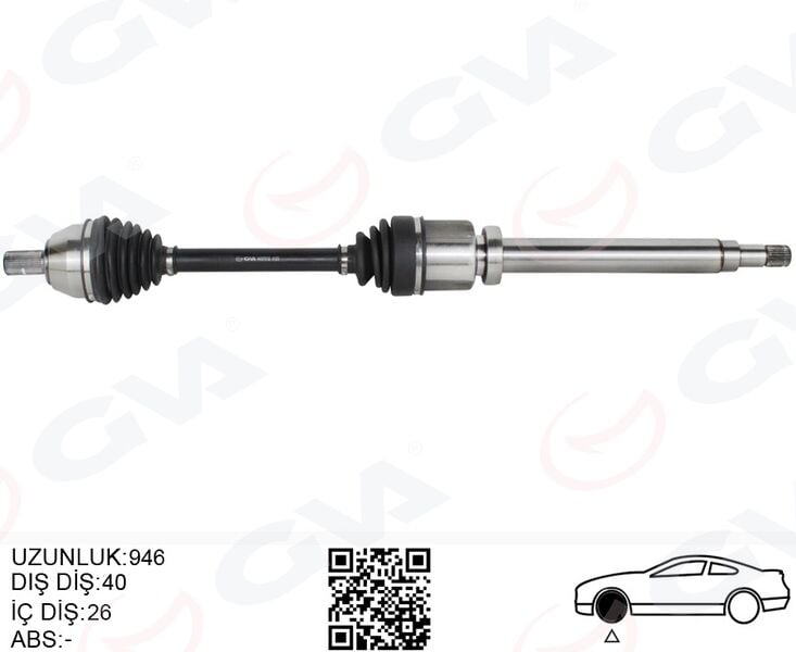 GVA 4437012 ÖN AKS KOMPLE SAĞ FORD MONDEO IV 2.0 TDCI-1.6 TDCI 07>14- GALAXY 2.0 TDCI 07>14 S-MAX 2.0 VOLVO S60 II D3-D4-D5 12>15 S80 II 2.5 T -2.0 TDCI -2.4 D- D5 V60 D3 -D4-D5-2.4 D5 V70 III D3 - Görsel 1