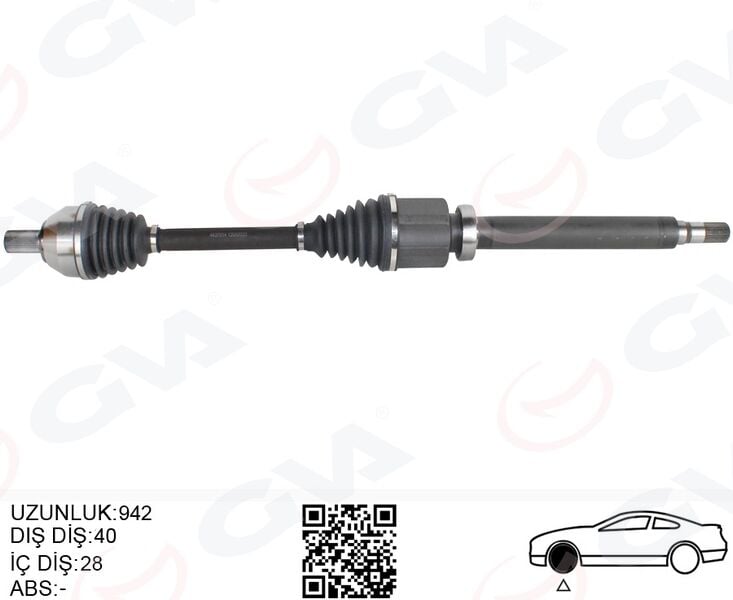 GVA 4437014 ÖN AKS KOMPLE SAĞ FORD MONDEO IV 2.0 TDCI 07>14 - Görsel 1