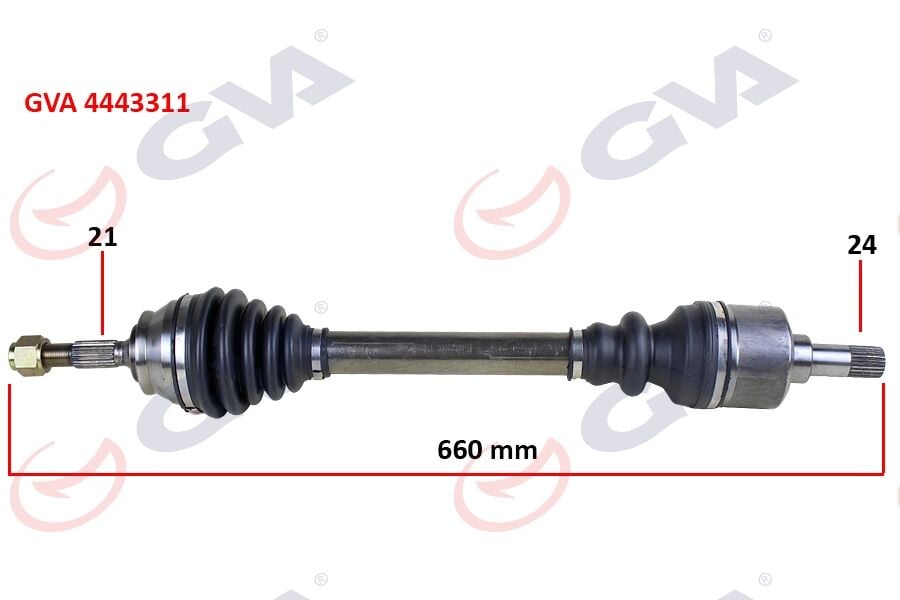 GVA 4443311 KOMPLE AKS SOL P301-ELYSEE 12- 1.6 HDI 660mm - Görsel 1