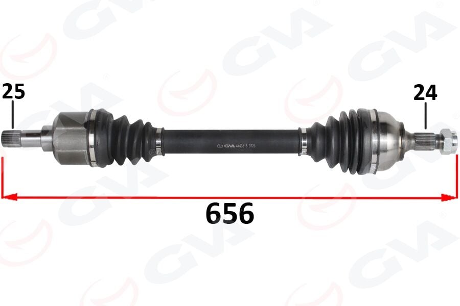 GVA 4443315 KOMPLE AKS ÖN SOL PSA 301 1.6 HDI 100 PS EURO 6 18- - Görsel 1