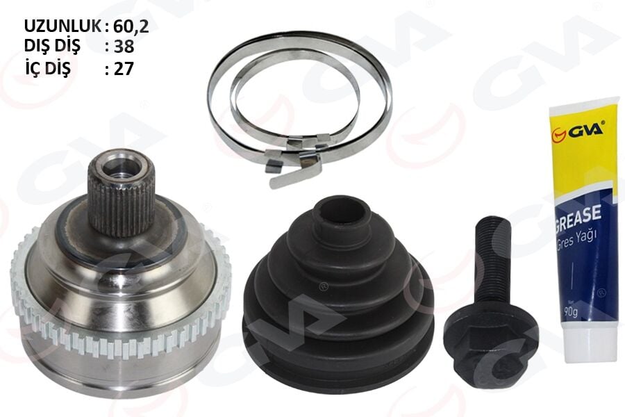 GVA 4475264KA AKS KAFASI DIŞ T4 2.4 D-2.5 TDİ ABS Lİ 96-03 AAB-AJA-ACV-AJT 2.4 D-2.5 TDİ - Görsel 1