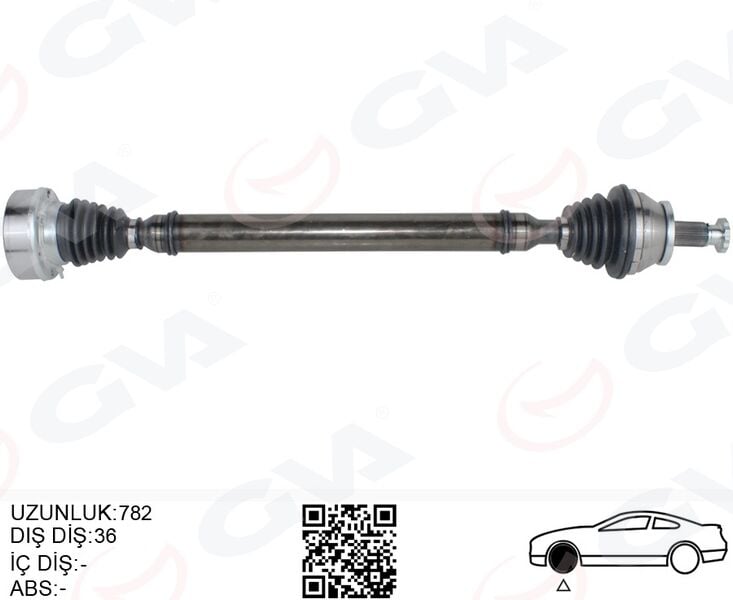 GVA 4475280 KOMPLE AKS ÖN SAĞ POLO-İBİZA-FABİA 1.2 TDİ-1.6 TDİ 10- CFWA-CAYB-CAYC 1.2 TDİ-1.6 TDİ - Görsel 1