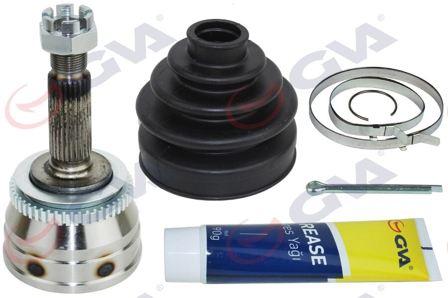 GVA 4491008K AKS KAFASI DIŞ HYUNDAI ACCENT ERA 1.5L D4FA CRDi 06-10 / GETZ 1.5L D3EA CRDi 3 silindir 02-05 1.5L D4FA CRDi 06-10 ABS li 25x23x50 - ABS 48 diş - Görsel 1