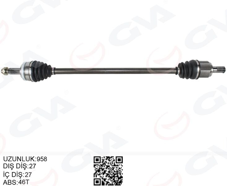 GVA 4491028 KOMPLE AKS ÖN SAG HYUNDAI I30 GD 1.6 CRDI ABSLI 11-17 - Görsel 1