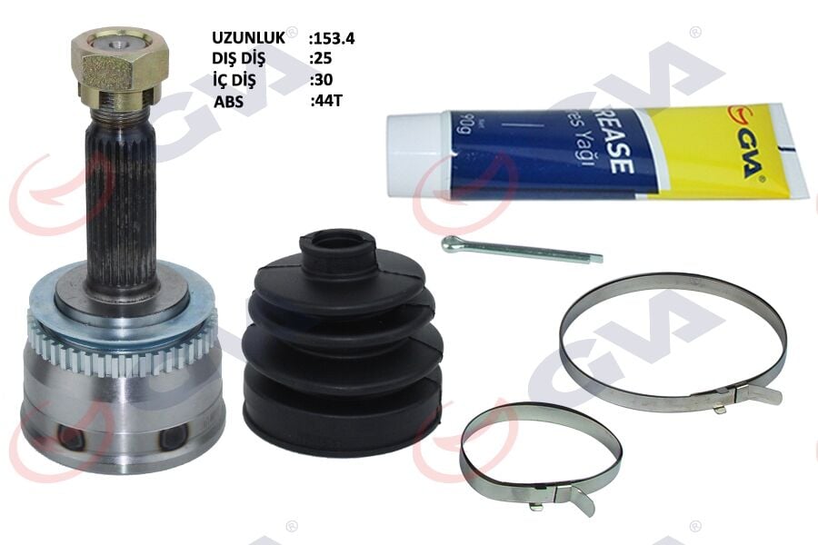 GVA 4491030K AKS KAFASI DIŞ HYUNDAI ELANTRA 1.6L G4ED Benzinli 16v Otomatik vites 01-06 ABS li 25x30x50 - ABS 44 diş - Görsel 1