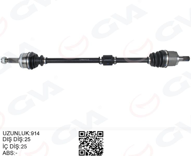 GVA 4491152 KOMPLE AKS ÖN SAG ABSLI HYUNDAI GETZ TB 1.3i-1.4i-1.6i 02-08 - Görsel 1