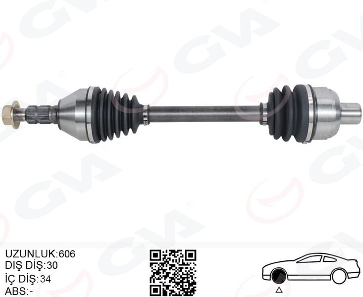 GVA 4491216 KOMPLE AKS ÖN SAĞ OPEL INSIGNIA 1.6 T A16LET M-T 08- - Görsel 1