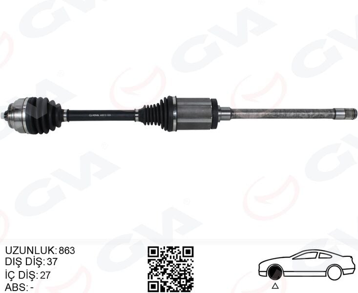 GVA 4499112 KOMPLE AKS ÖN SAĞ BMW F10 F12 F13 F06 xDrıve 863MM - Görsel 1