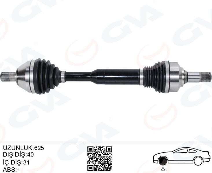 GVA 4499178 ÖN AKS KOMPLE SOL VOLVO XC60 I 15>17 D4-D3 MANULE 6 VİTES - Görsel 1