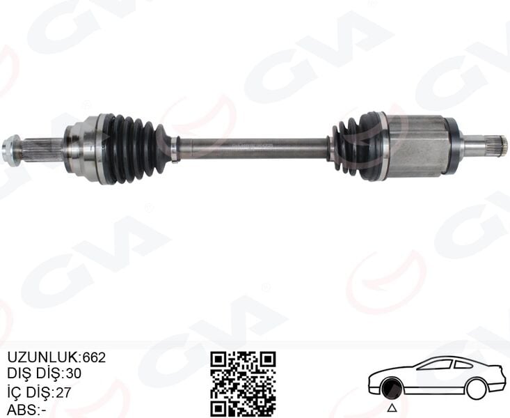 GVA 4499197 KOMPLE AKS ÖN SOL BMW X5 E70 F15 X6 F16 E71 E72 662MM - Görsel 1