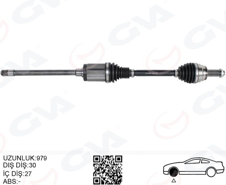 GVA 4499198 KOMPLE AKS ÖN SAĞ BMW X5 E70 F15 X6 F16 E71 E72 973MM - Görsel 1