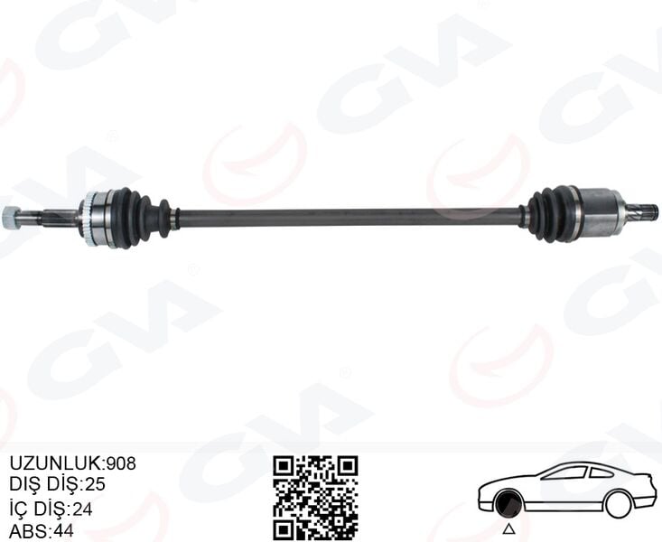 GVA 4499906 KOMPLE AKS SAĞ NISSAN ALMERA 1.5L QG15DE N16 02-> ABS Lİ - Görsel 1