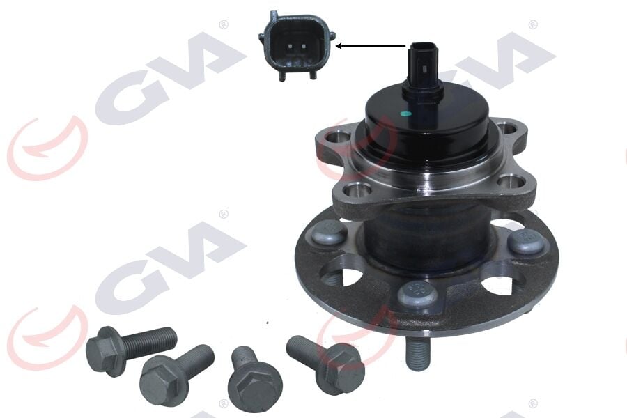 GVA 4771110 ARKA TEKER PORYASI RULMANLI TOYOTA YARIS 1.0L 1KR-FE KSP90 06-11 / 1.3L 2SZFE SCP90 VVTI 06-11 / 1.33L 1NR-FE NSP90 06-11 / 1.4L 1NDTV D-4D NLP90 NLP130 06-> 4 BİJON - Görsel 1