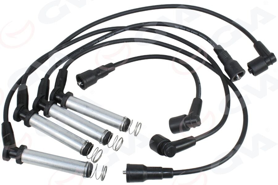 GVA 50B90121 BUJİ BOBİN KABLOSU TAKIMI METAL TÜPLÜ OPEL VECTRA A-OMEGA A-FRONTERA A-CALIBRA A 1.8-2.0 ie 8V - Görsel 1