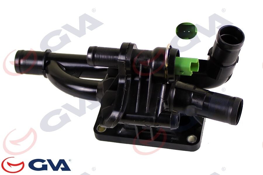 GVA 5143212 TERMOSTAT GÖVDESİ FORD PEUGEOT FIESTA-COURİER-FOCUS-207-308-PARTNER-C4-C5 07> 1.4-1.5-1.6 TDCİ EURO 5 - Görsel 1