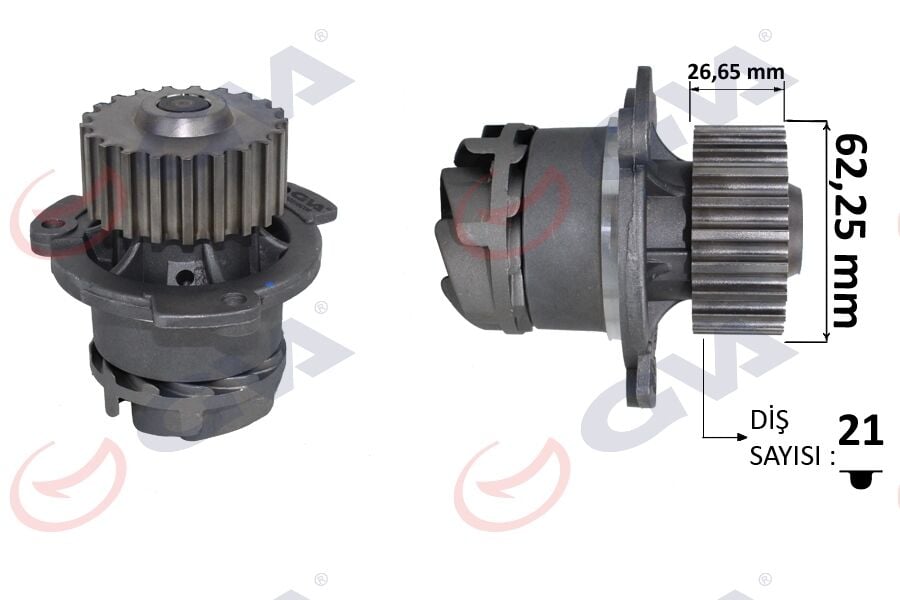 GVA 5251040 DEVİRDAİM LADA SAMARA 88-99 BA 2108 VEGA 1.5-1.5 16V-16 95-12 - Görsel 1