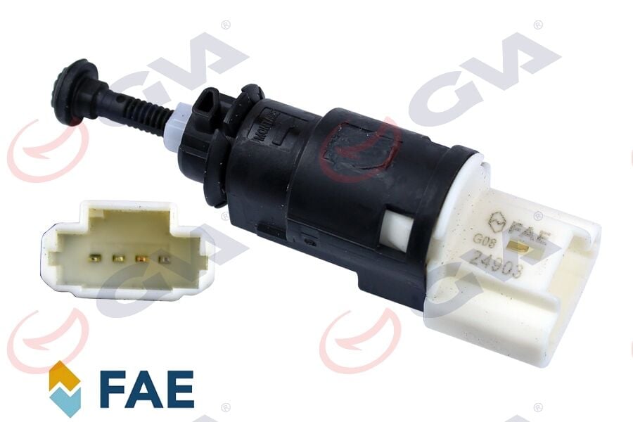GVA 5414240 FREN PEDAL MÜŞÜRÜ RENAULT CLIO III 05>12 CLIO IV 12> CAPTUR I 12> KANGOO 05> LAGUNA II 01>07 DACIA L OGAN I-II 06>18 SANDERO I-II 08>18 DUSTER I-II 10>21 OPEL VİVARO B 06>14 4 FİŞLİ - Görsel 1