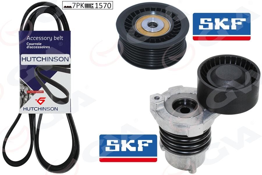 GVA 59A1114 ALTERNATÖR V KAYIŞ KİTİ CLIO IV 12> MEGANE IV 15> CAPTUR I SANDERO II 12> JUKE F15 14>19 MICRA V - Görsel 1