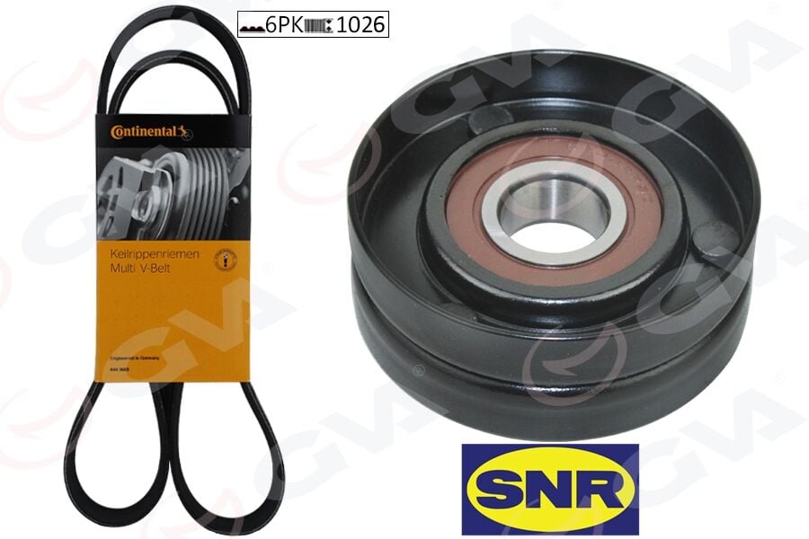 GVA 59A7515 ALTERNATÖR GERGİ KİTİ KÜTÜKSÜZ GOLF7-A3-LEON-CADDY-TIGUAN 13> 1.6-2.0TDI CLHA-CRKB-CLHB-CRKA K016PK1025 - Görsel 1
