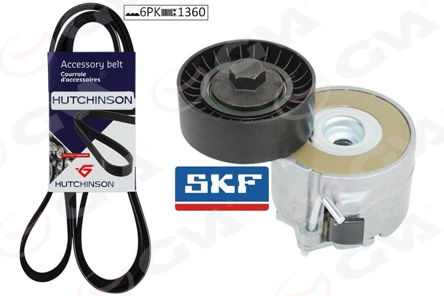 GVA 59A9026 ALTERNATÖR GERGİ KİTİ KÜTÜKLÜ ASTRA J 10 > CORSA D 06- CORSA E 14- 1.3CDTI K016PK1360 DTE-DTC - Görsel 1